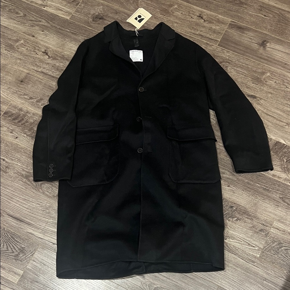 Frank & Oak Classic Black Trench Coat